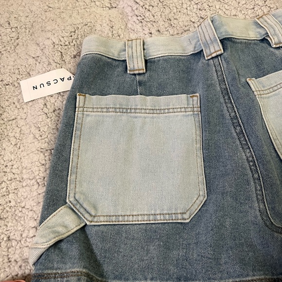 NWT PacSun color block Jean shorts - Picture 6 of 7